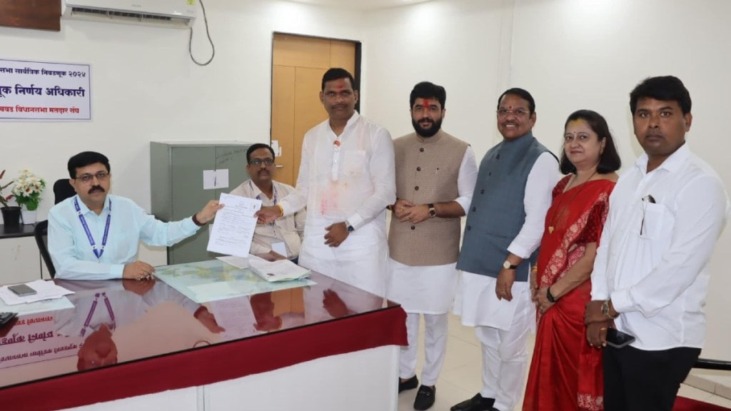 maharashtra vidhan sabha election 2024 shankar jagtap filed nomination from chinchwad assembly constituency