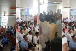 Shiv Sainiks held a meeting and decided not to work as a candidate of Mahavikas Aghadi