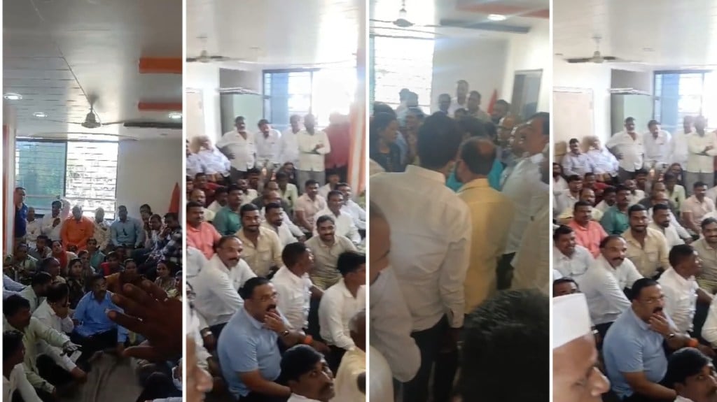 Shiv Sainiks held a meeting and decided not to work as a candidate of Mahavikas Aghadi