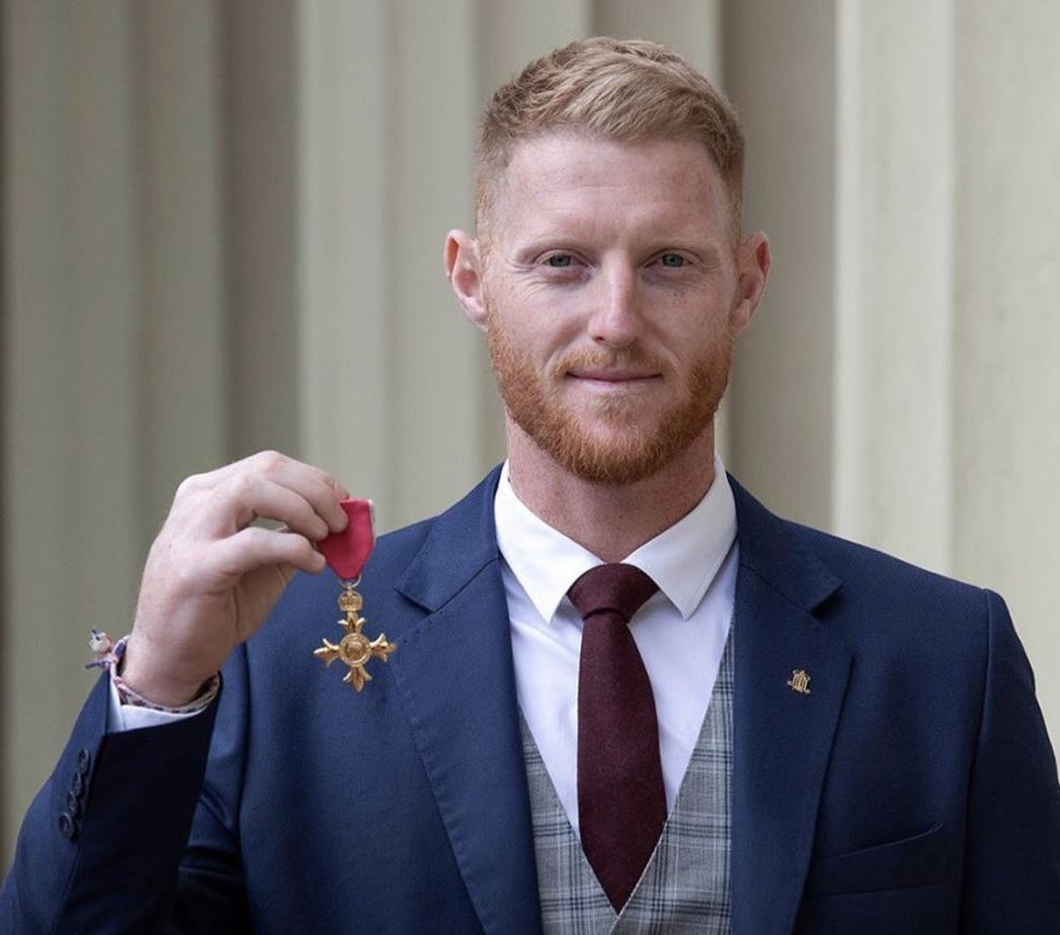 ben stokes obe award