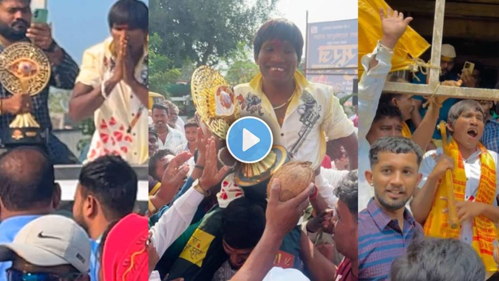 bigg boss marathi 5 winner suraj chavan visit jejuri temple