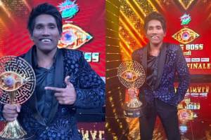 bigg boss marathi suraj chavan first reaction after winning the show