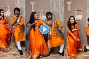 prathamesh parab dances with wife suraj chavan zapuk zupuk song