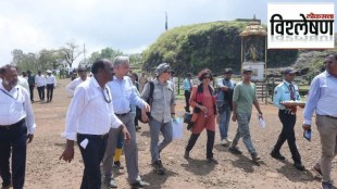 unesco team inspection Raigad fort