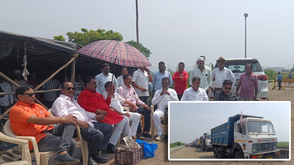 Coal transportation at Uran private port stopped to demand jobs for locals