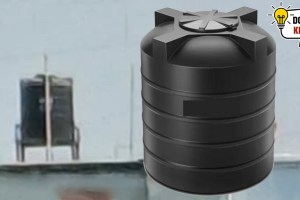 why water tanks are black in colour