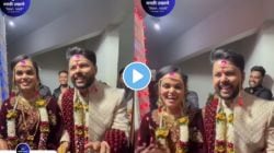 “…आई आई नाही; बायको बायको करायचं” नवरदेवाने सांगितला भन्नाट उखाणा, VIDEO होतोय व्हायरल