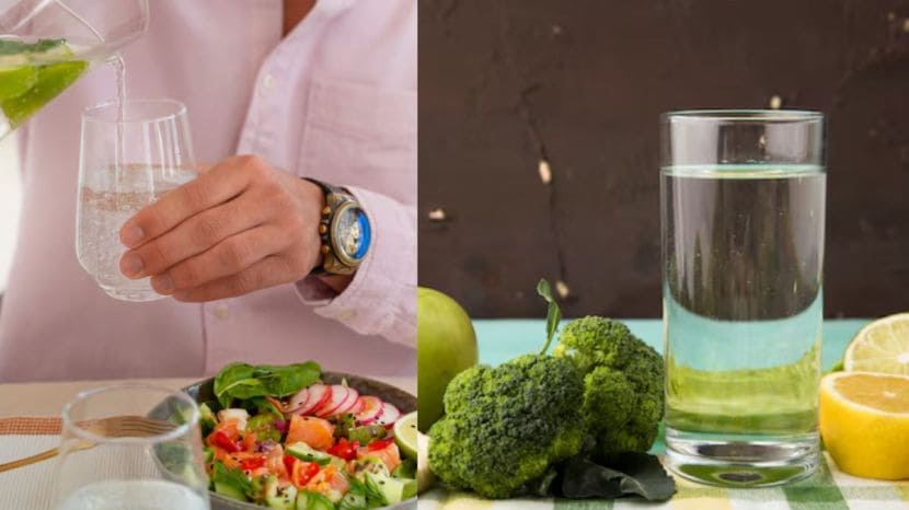 benefits of drinking water with food
