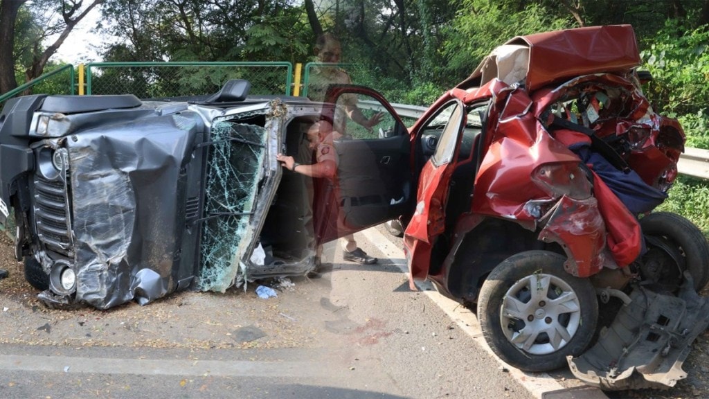 accident on Palm Beach Road, navi mumbai