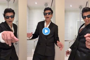 Bigg Boss Marathi Fame Abhijeet Sawant dance on Afghan Jalebi song in bathroom video viral