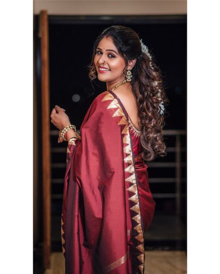 Akshaya Deodhar Paithani Saree Look