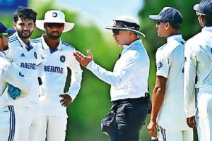 Ball tampering by India A players during the match against Australia A test match sports