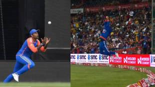 Axar Patel Stunning Catch of David Miller Reminds South Africa T20 World Cup 2024 Suryakumar Yadav IND vs SA 3rd T20I Watch Video