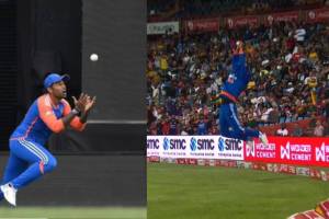 Axar Patel Stunning Catch of David Miller Reminds South Africa T20 World Cup 2024 Suryakumar Yadav IND vs SA 3rd T20I Watch Video