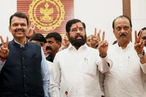 Devendra Fadnavis, Eknath Shinde, and Ajit Pawar: New Leadership in Maharashtra.