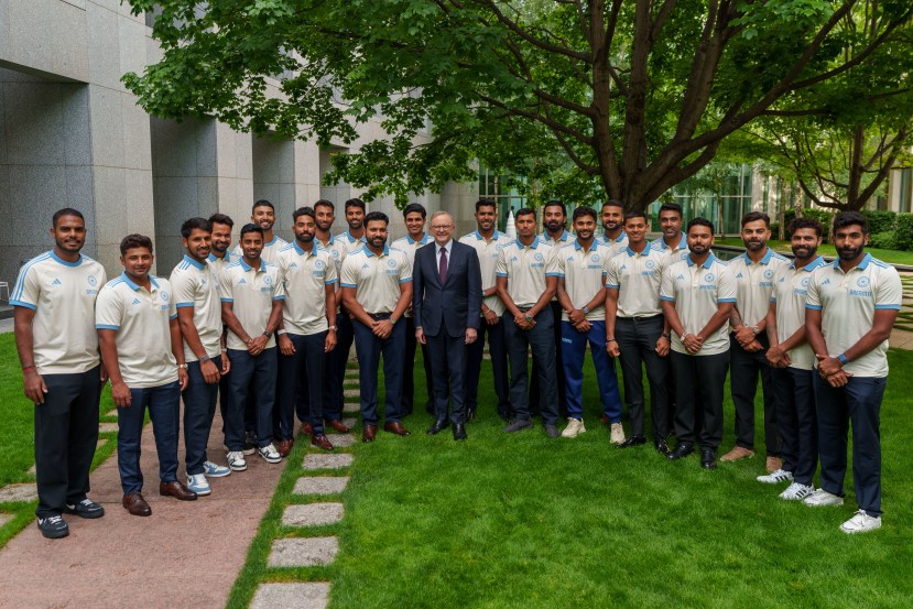 Team India meet Australia PM Anthony Albanese photo viral