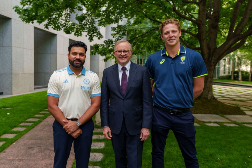 Team India meet Australia PM Anthony Albanese photo viral