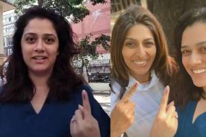 Maharashtra Election 2024 Marathi actress Girija Oak Godbole to cast her vote