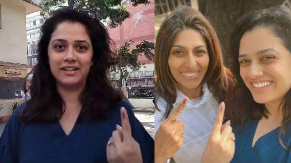 Maharashtra Election 2024 Marathi actress Girija Oak Godbole to cast her vote