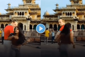 Young girl harassed foreign tourist for a reel dancing in public place video viral on social media