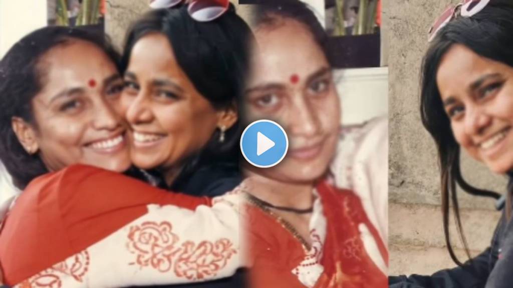 Girl hugged her mother with the help of AI