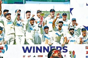 The New Zealand team defeated the Indian team in the test match sport news