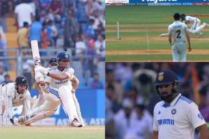 IND vs NZ India Lost 3 Wickets in Just 9 Balls Yashasvi Jaiswal Bowled Virat Kohli Suicidal Run Out on Day 1 of Mumbai test