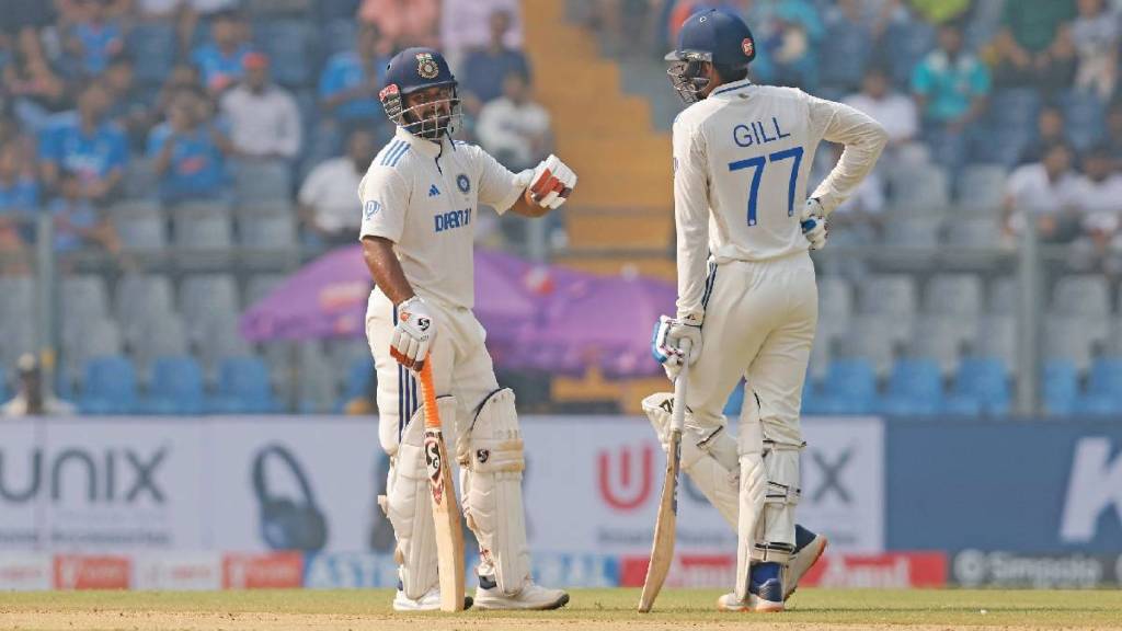 Rishabh Pant Shubman Gill Hits Fiery Fifty against New Zealand as India Got Good Start IND vs NZ 3rd Test Day 2