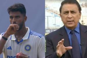 IND vs NZ Sunil Gavaskar Smashes Plate While Lunch After Seeing Washington Sundar New Ball Against New Zealand Ravi Shastri