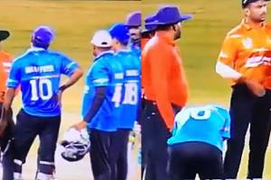 India Young Cricketer Imran Patel Dies of Cardiac Arrest During Match At Chhatrapati Sambhajinagar Video viral