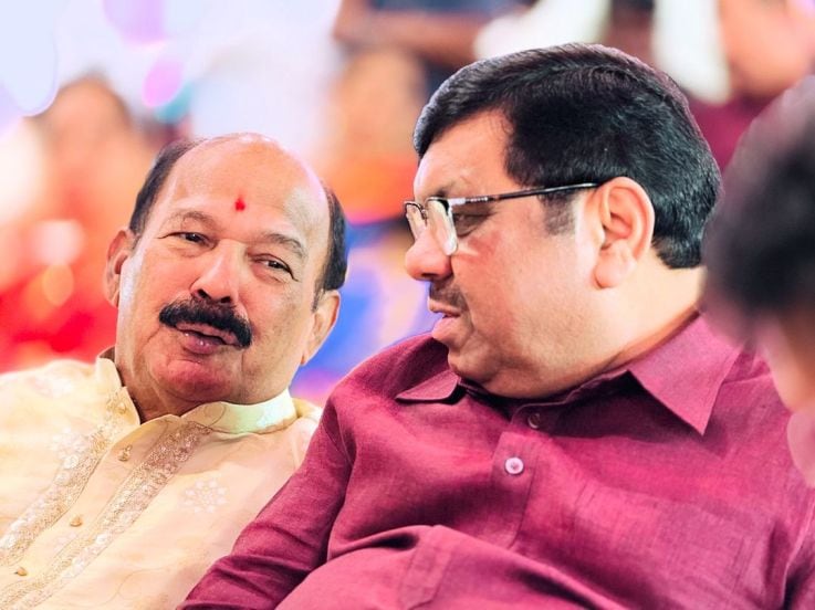 BJP MLA Kalidas Kolambkar Son Wedding Photos