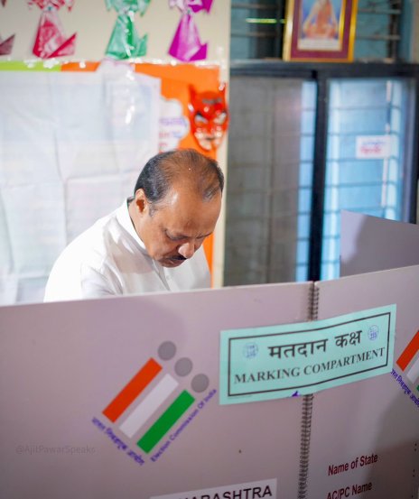 Maharashtra Assembly Election 2024 Politicians Voting