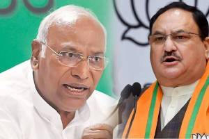 Mallikarjun Kharge and JP Nadda