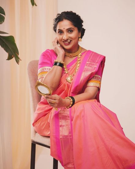 Marathi Actress Diwali 2024 Look