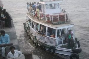 Uran local and Atal Setu affect Mora-Mumbai water transport