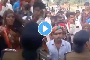 VIDEO: Tikamgarh Youth Slaps Woman Police Officer In Retaliation After She Slaps Him First