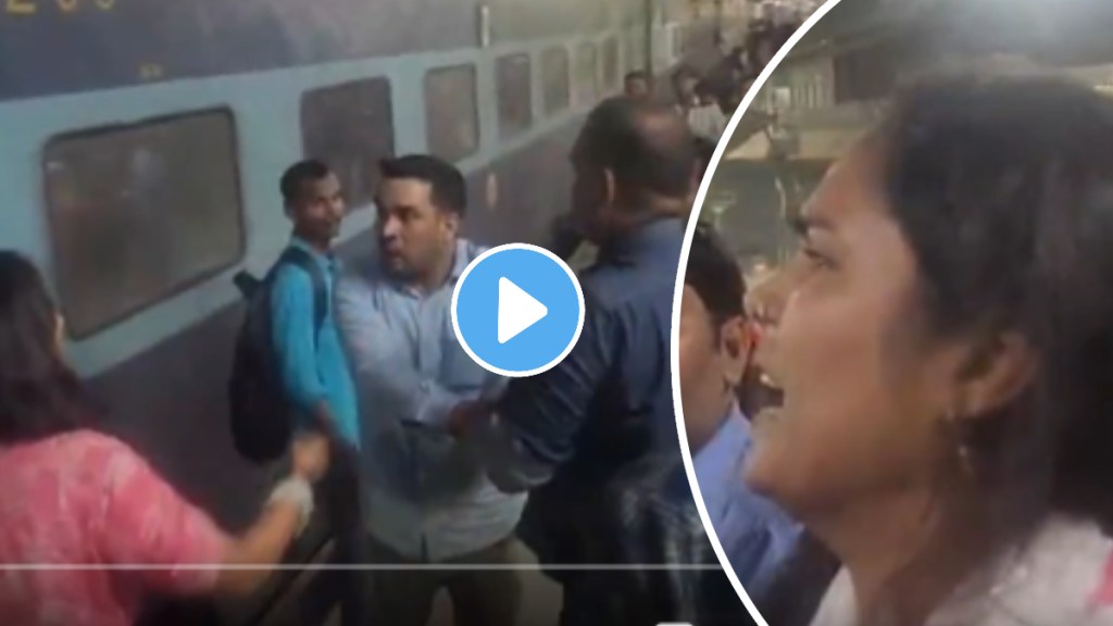 Shocking video of CRPF Jawan Catches Wife Trying To Elope, Thrashes Her Lover In Front Of Crowd At Patna Station