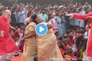 Puneri kaka dance video uncle aunty dance video goes viral on social media