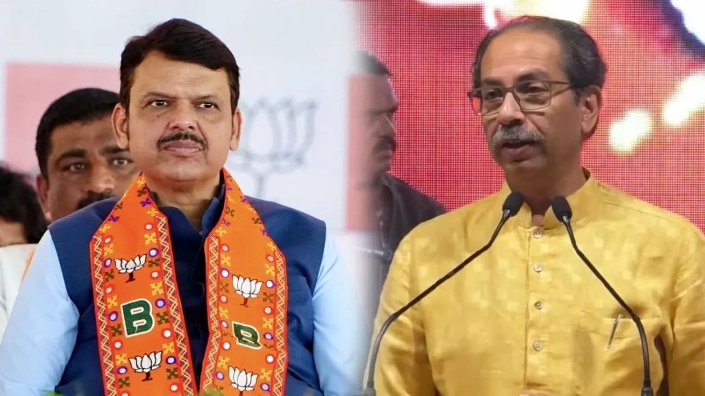 uddhav thackeray replied to devendra fadnavis dharmayudhha criticism