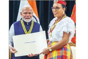 modi receives Guyana s highest honour