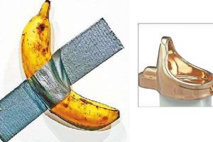 banana artwork auctioned