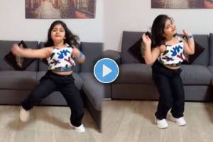 Girl stunning dance on the song Morni