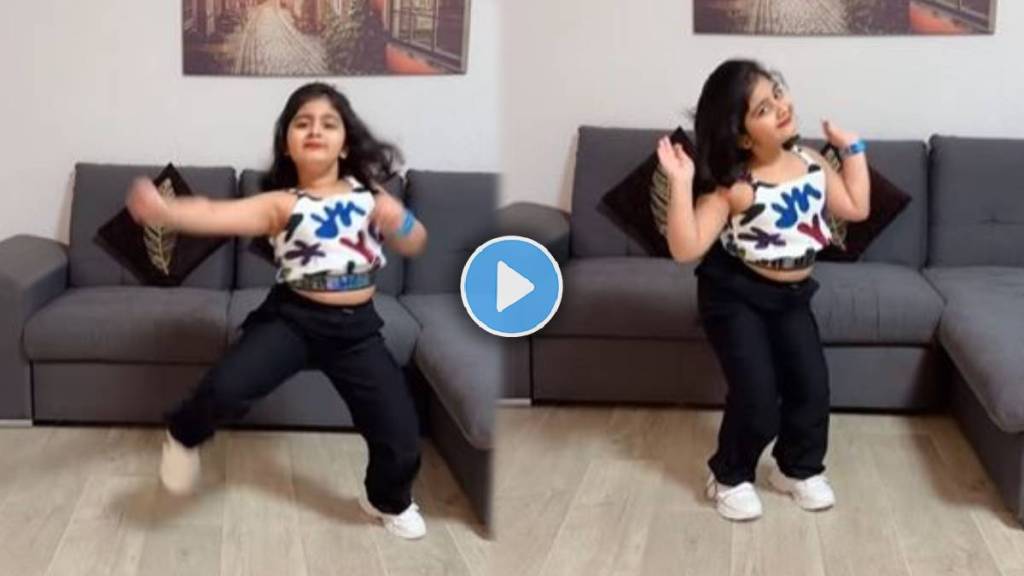 Girl stunning dance on the song Morni