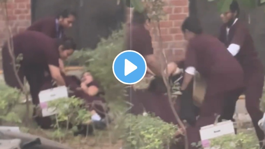 Two girls fighting at collage over a guy shocking video viral on social media