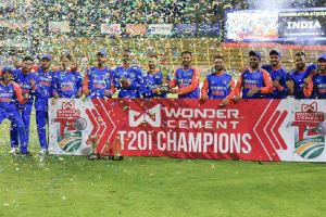 India wins the match as well as the series against South Africa