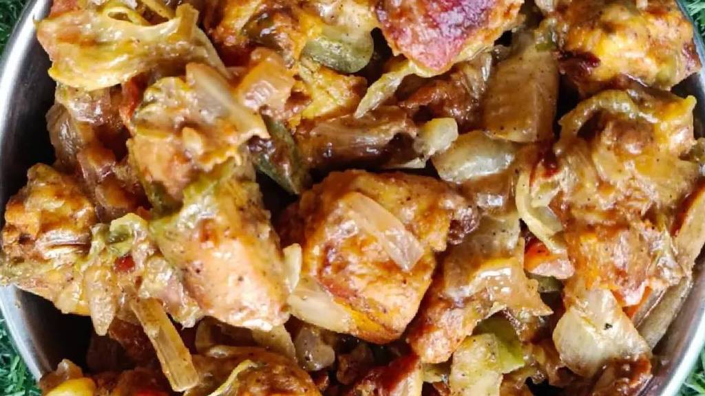 Roasted Chicken Salad recipe in marathi Roasted Chicken Salad recipe