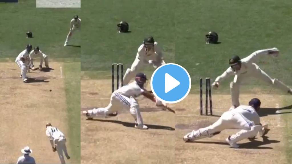 Rishabh Pant stump out against Nathan Lyon video viral