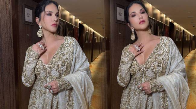 Bollywood celebrity Sunny Leone shares stylish photos on social media