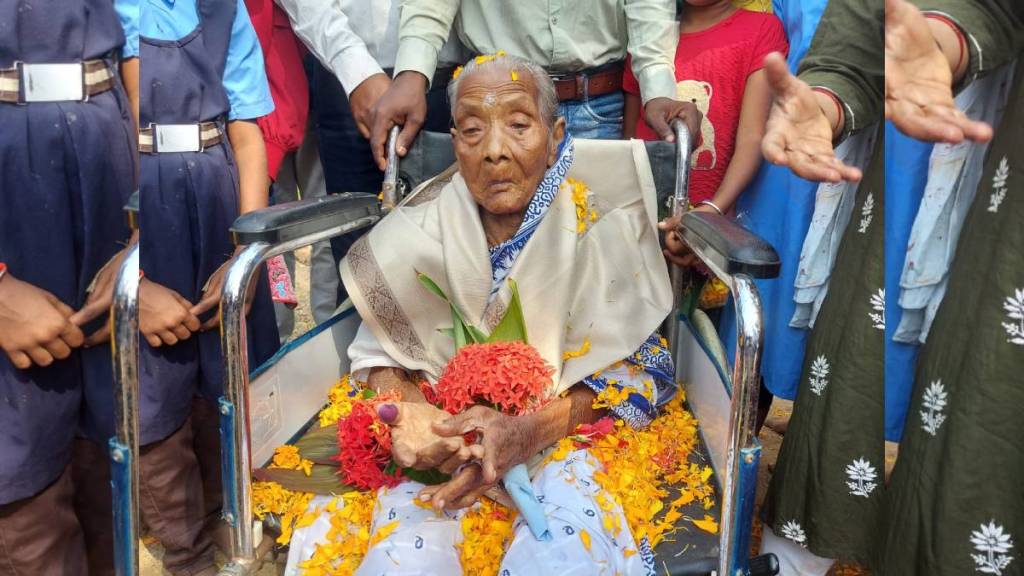 111 year old grandmother went to polling station and cast her vote