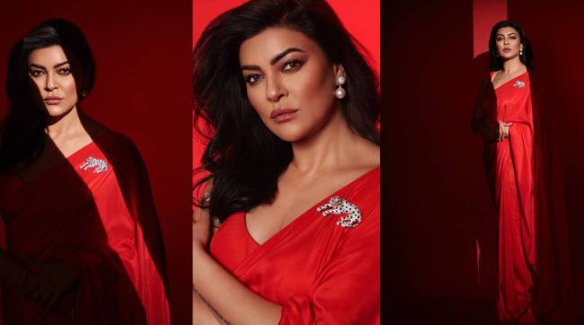 Actress Sushmita Sen shares her stunning look on instagram